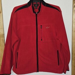 Men's Greg Norman Collection Fleece Red Performance Jacket XL